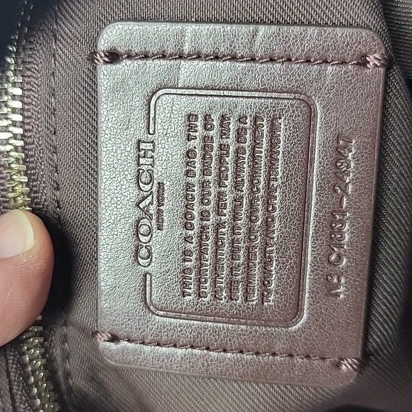 Coach Leather Hallie Shoulder Bag - Picture 10 of 12